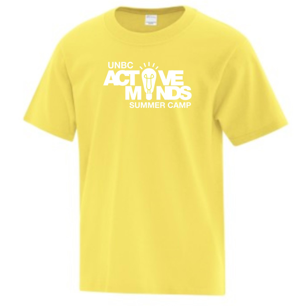 Active Minds T-shirt, Yellow